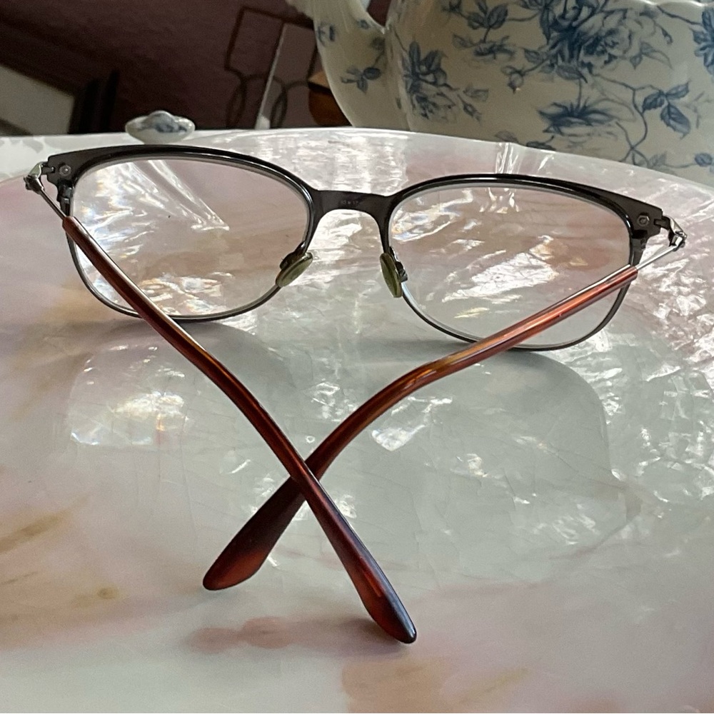 CHRISTIAN DIOR BURGUNDY GLASSES